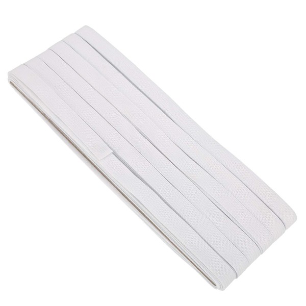 Elástico blanco elástico para coser banda elástica de punto (3/8 pulgadas x 11 yardas)