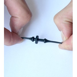 KOTVTM PC Case Fans Rubber Anti Vibration Flexible Mount Screw Pin Rivet CPU Fan Mounting Screws Pin Rivets, 36pcs