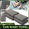 Unbranded x4Car Drying Towel Suede& Coral Fleece Double-sided Clean Cloth