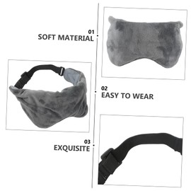 TOVINANNA Comfortable Eye Mask for Sleeping Nap Blindfold Eye Care Mask with Flexible Strap for Blocks Light for Uninterrupted Sleep