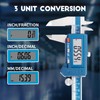 Dasqua 6” IP54 Digital Caliper, Stainless Steel Water-Resistant Precision Measuring