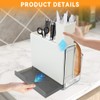 HMIEPRS Knife Holder, Knife Block Multifunctional Large Capacity with Cutting