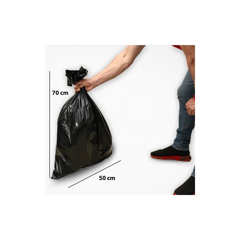34 Bolsas Para Basura 50x70 El Azabache (1 Kg Aprox)
