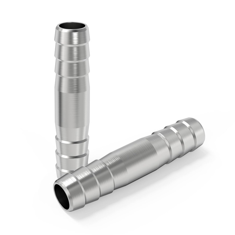 TAILONZ PNEUMATIC 2-piece stainless steel hose head-to-head joint, 6mm head