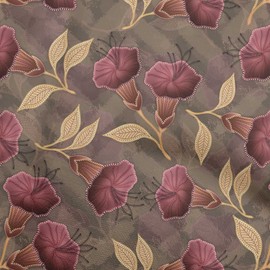 oneOone Cotton Poplin Twill Pink Fabric Dotted Floral Craft Projects Decor Fabric Printed by The Yard 56 Inch Wide