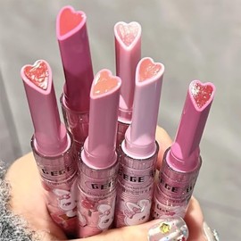 Gege Bear 01# Cute High Coloring Lip Makeup, Skin Tone, Makeup Won't Crumble Up, Tint, Adhesion, Long Lasting, All Day Long, Uneven Skin Tone, Will Not Peel Off