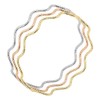 Mytys Colorful Stack Bracelet, Gold, Silver & Rose Gold -