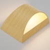 Aipsun Aluminum Modern LED Wall Sconce Hardwired Interior Wall Lights