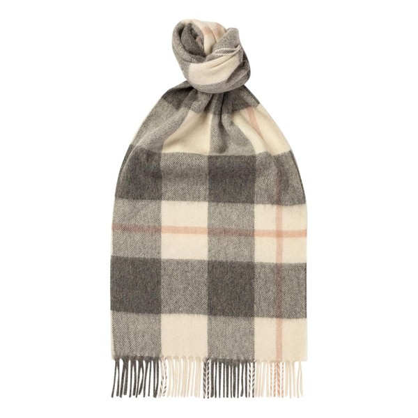 Glen Isla 100% Cashmere Scarf 70.8X11.8IN Classic Check Brushed L.Toledo