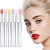 Lip Brush, 6PCS Silicone Lip Applicator Reusable Lip Mask Applicator,