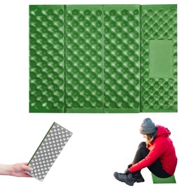 Sueving Folding Sit Mat, Waterproof Folding Hiking Seat Pad, Portable Outdoor Seat Cushion Mat for Hiking Camping Fishing (Green)