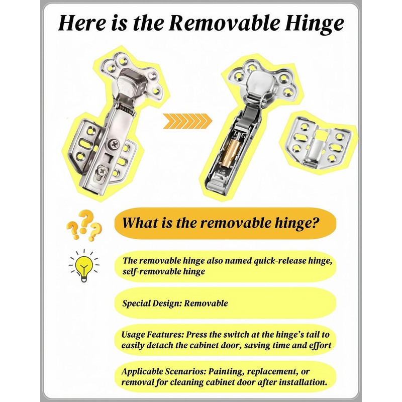 Soft Close Cabinet Door Hinges Concealed Full Overlay