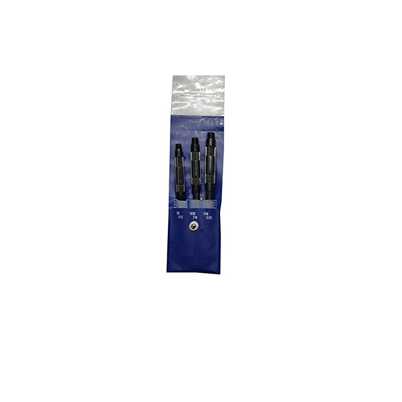 Adjustable Expanding Hand Reamer 3 Piece Set 3/8"- 15/32" -