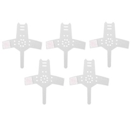 5pcs Camping String Outdoor Lampshade PU Leather Camping Flashlight Lampshade Enhancing Visibility Safety for Picnic Tent White