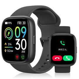 Smart Watch, 2026 Model, Improved Classic, 1.83-inch Large Screen, Bluetooth 5.3 Calls, LINE/SNS Notifications, 100+ Sports Modes, IP68 Waterproof, Sleep Recording, Calorie Burned, 300+ Types of Dials