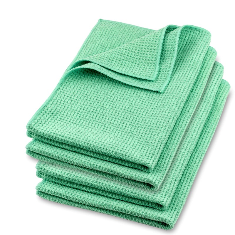 Elexaclean Microfibre Drying Cloth, Premium Waffle Cloth (60 x 40