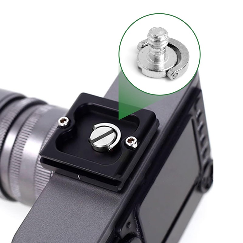 Yenvory 1/4 Inch Camera Mounting Screws, 5 Pieces, Quick Release