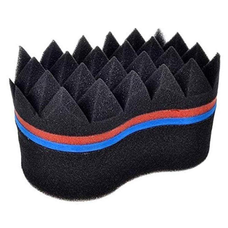 Zuzer Hair Brush Sponge, 2 Pieces Curl Sponge Curls Curler