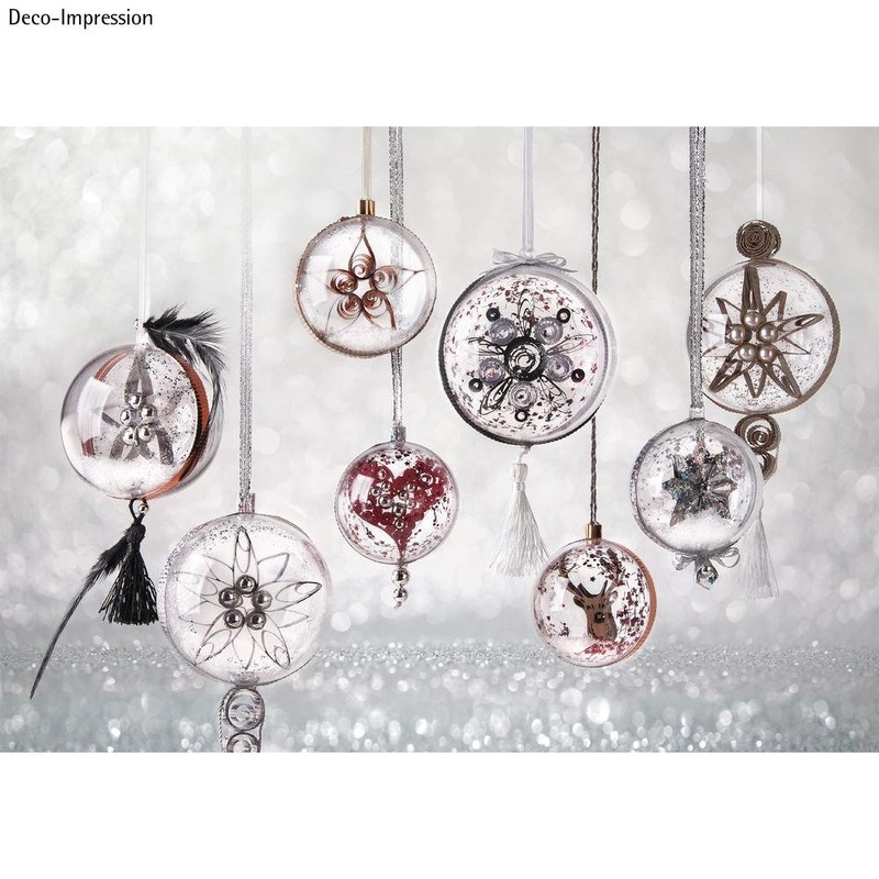 Rayher 3911737 Plastic Ball Diameter 18 cm Crystal Pack of