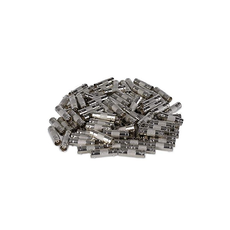 SSL Satellite 100-Pack Double BNC Female to BNC Female Coax