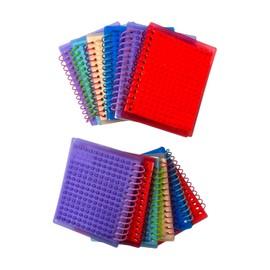 Libretas Tipo Bloque de Construcción con Pasta Texturizada | Cuadernos Pequeños para Escribir y Personalizar con Figuras | 40 Hojas de Raya | Tamaño 12 x 9.5 cm | Colores Surtidos | Paquete de 12 Piezas