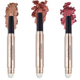 Enfuntins 3Pcs Cream Eyeshadow Sticks Set, Eye Brightener Stick Crayon with Soft Smudger, Long Lasting Waterproof Eye Highlighter (#4#5#6)