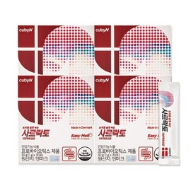Cubbi & Saracto 10 billion Lactobacillus 30 Po X 4 / 큐비앤 사르락토 100억 유산균 30포 x 4개