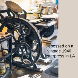 Mother's Day Photo Book and Mothers Memory Book, 6"x8" 90 Pgs. Vintage Letterpress Cover, Handcrafted in Los Angeles. Meaningful Mothers Day Card Holder, Happy Mothers Day Scrapbook.