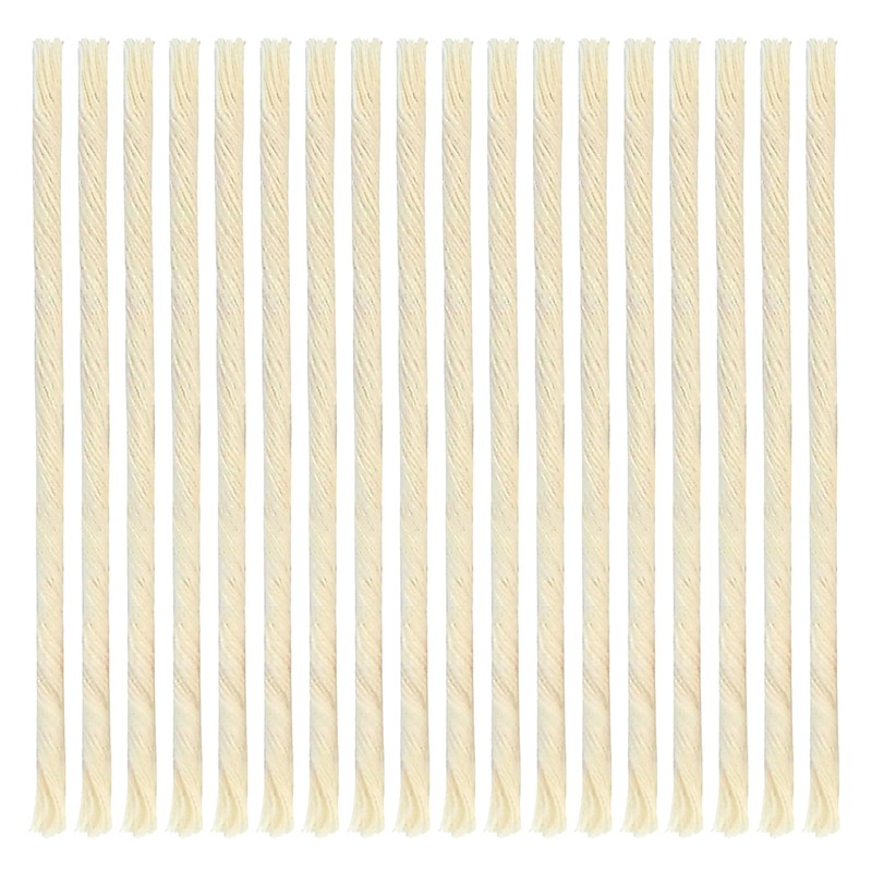 Ner Mitzvah Natural Cotton Smokeless Wicks – 50 Count (Approx.)