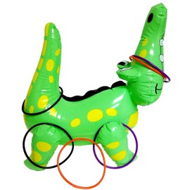 Dondor Enterprises Inflatable Alligator Ring Toss Game, 22" Inches