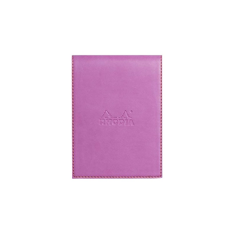 Rhodia 128111C Notepad N12 (With Faux Leather Case, 9.5 x