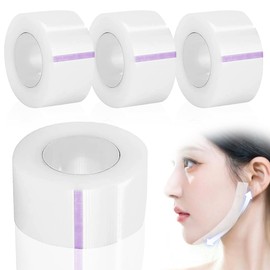 Lift Up Tape, Small Face Tape, Face Lift Up Cosplay Tape, Transparent Taping, Wig Tape, Set of 4, 1.0 inches (2.5 cm), High Viscosity, Sagging Lifting Tape, Inconspicuous, Anime Wig Tape, Micro Air