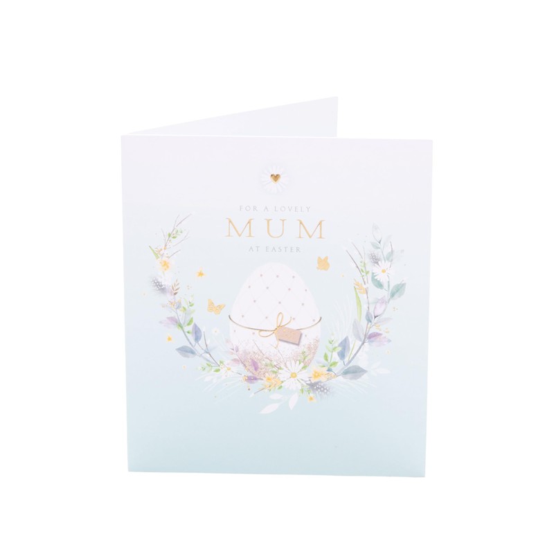 UK Greetings Easter Card for Mum - Beautiful Egg Design