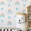 Stencil Revolution Rainbow Clouds Pattern Wall Stencil - Durable &