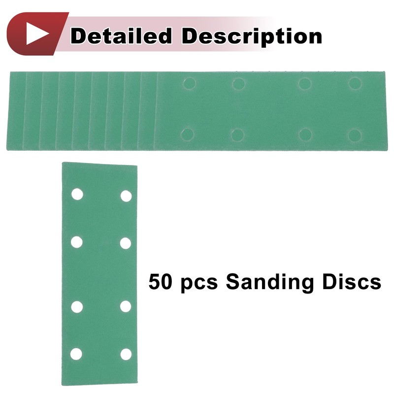 HEROFFIX 50 Pcs Sanding Discs Wet Dry Waterproof Hook &