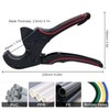 Plastic Pipe Cutter, 42 mm Diameter Professional Pipe Cutter with
