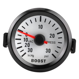 Boost Vacuum Meter, Boost Gauge Kit High Accuracy High Sensitivity Easy to Read Simple to Install for Most 12V Vehicles for Universal