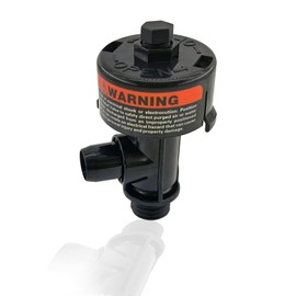 Dicsley 98209800 98209803 Manual Air Relief Valve with Pressure Gauge for Swimming Pool and Spa Filter High Flow Manual Relief Valve (No Pressure Gauge)