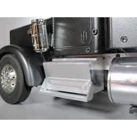 Tamiya Aluminum L&R Side Foot Step Box + Mount Tamiya 1/14 King Grand Knight Hauler