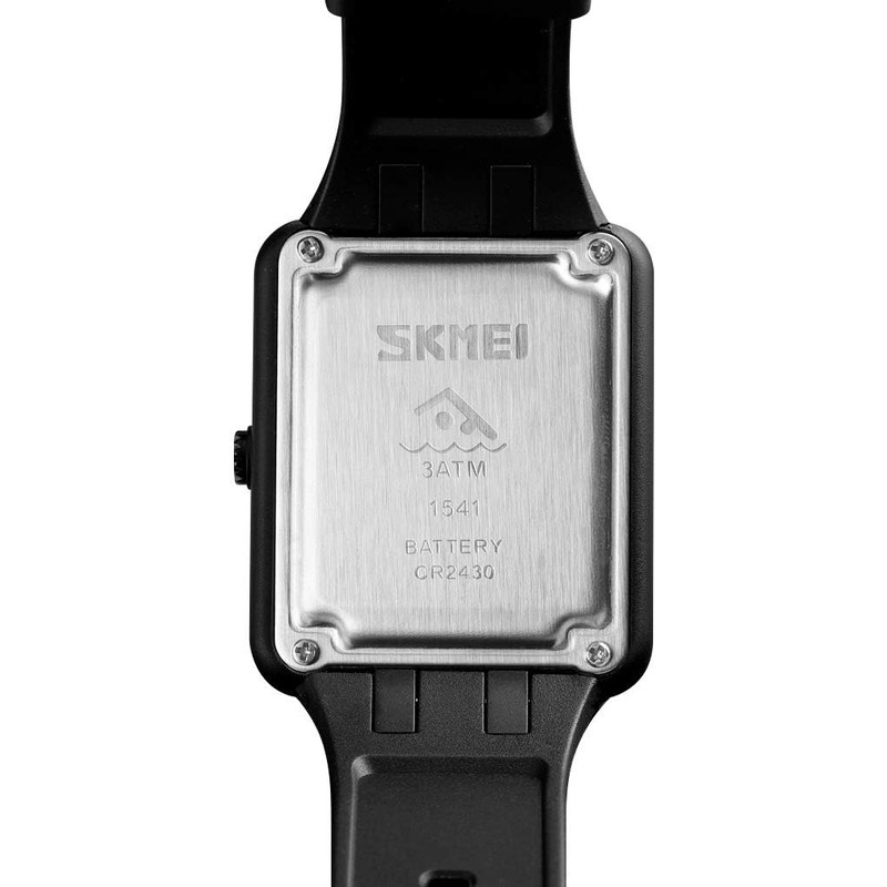 Gosasa Large Face LED Digital Watch Date Time 3Bar Waterproof