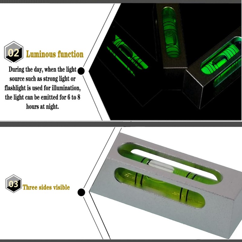 The Yan He Aluminum Alloy High-Precision Level, 180 Degree Turn