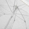 Lace Wedding Umbrella Romantic Embroidery Flower Bridal Umbrella Ergonomic Handle