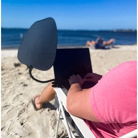 TopShade Laptop Sun Shade - Flexible, Adjustable, and Portable