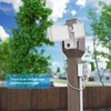 Olafus 80W Plug in Flood Lights Dusk to Dawn Outdoor