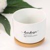 DecStic Hairdresser Definition Planter Ceramic Family Phrase Round Flower Pots