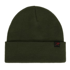 Rothco Deluxe Fine Knit Watch Cap – Warm Beanie Hat for Winter Activities and Outdoor Adventures (US, Alpha, One Size, Ranger Green)