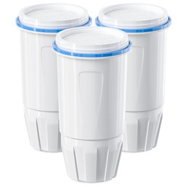 Water Filter Replacement by NUTTUTO Compatible with Zero Pitcher and Dispensers ZR-001, ZR-017, ZP-006 ZS-008, Multi-Stage Filter System, Reduces Lead, TDS, PFOA/PFOS, Chlorine, Pack of 3