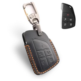 Genuine Leather Key Fob Cover for Chevy and GMC Vehicles