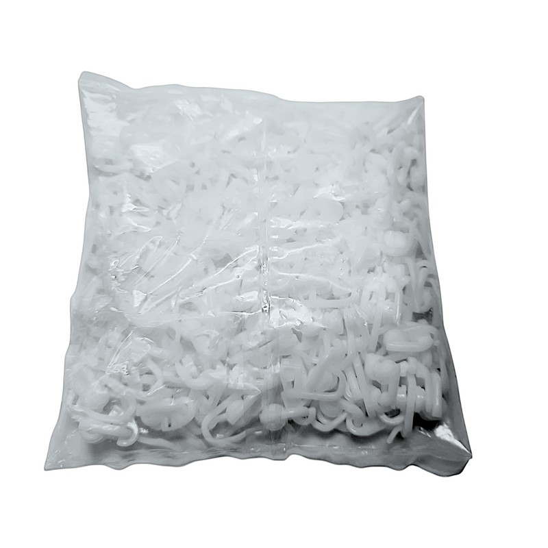 Raum² 100 Pcs White T Rail Camper Van Folding Hooks