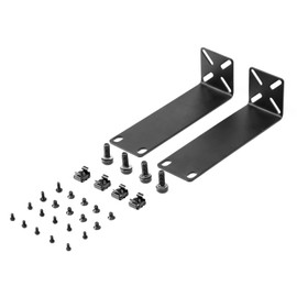 PhyinLan Rack Mount Kit, Adjustable Rack Brackets for Netgear, Cisco, D-Link, TRENDnet and HP Products, Mounting of 7.9 Inch Widths to 19 Inch Devices, Adjustable Hole Spacing 14-30 mm